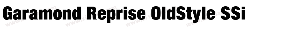 Garamond Reprise OldStyle SSi Normal字体转换